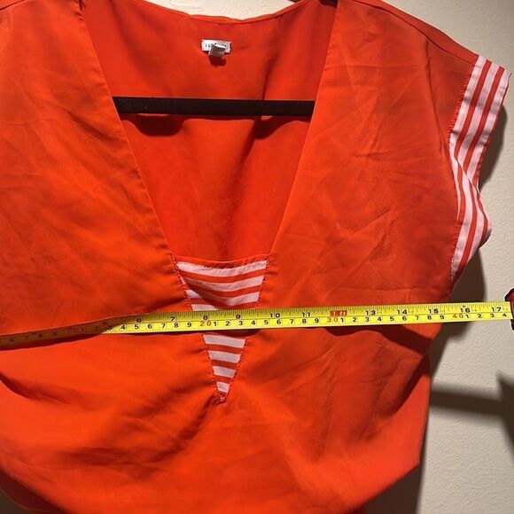 H81 Red Short-Sleeved Stripe Detail Mini Dress - Picture 11 of 12